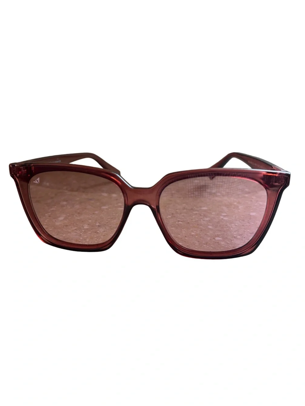 Vincent Chase S14075 Pink Transparent Full Rim Polarized Sunglasses Unisex